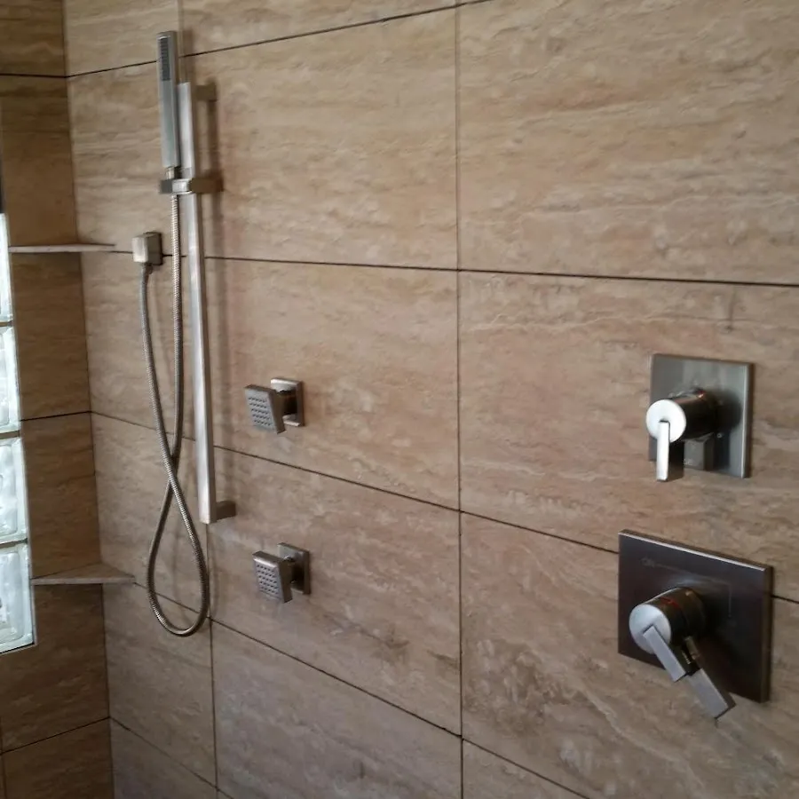 Shower fixture installation for Frozen Pipe Repair in North Myrtle Beach
